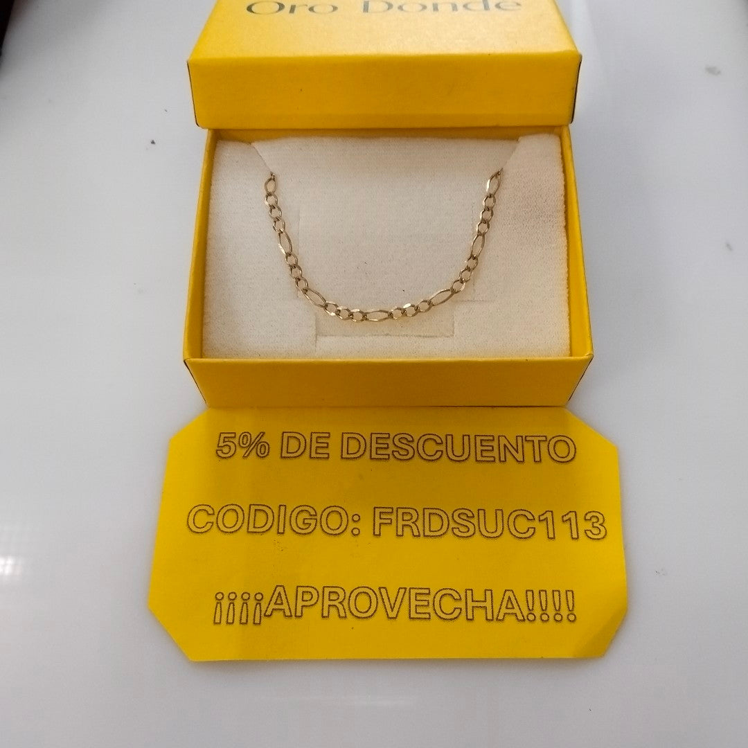 CADENA ORO 10 K 3.9 GRMS (SEMINUEVO)