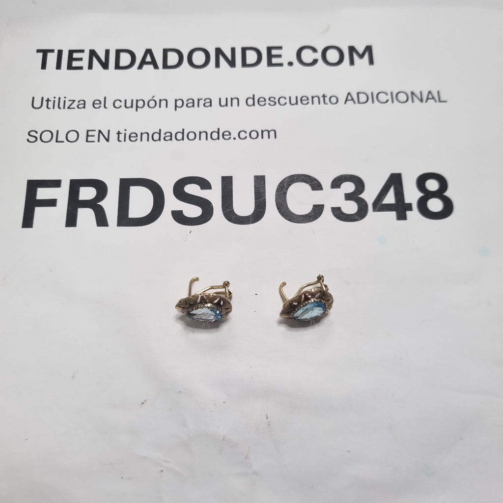 ARETES PAR ORO 10 K 3.6 GRMS (SEMINUEVO)
