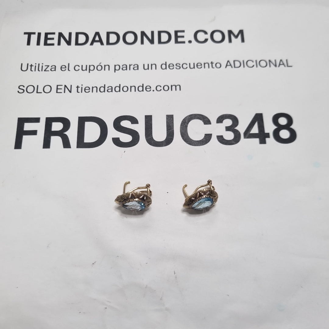 ARETES PAR ORO 10 K 3.6 GRMS (SEMINUEVO)