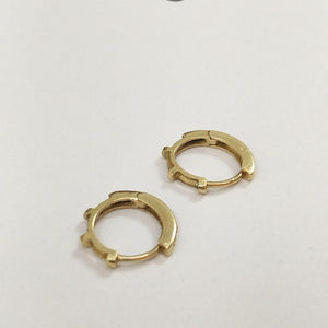 ARRACADAS PAR ORO 14 K 1,50 GRMS (SEMINUEVO)