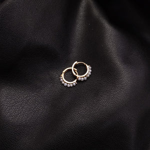ARRACADAS PAR ORO 14 K 1,60 GRMS (SEMINUEVO)