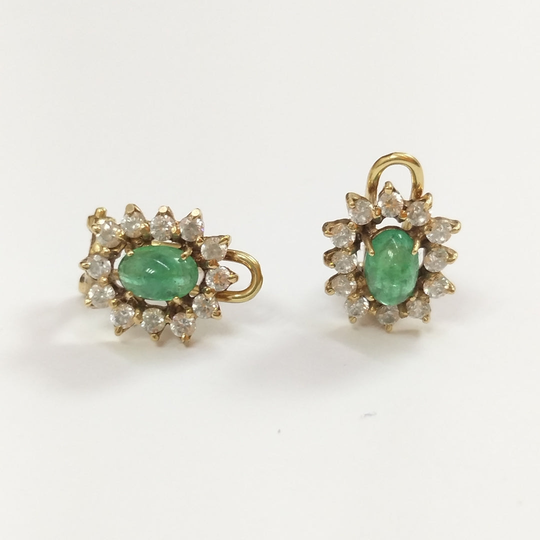 ARETES PAR ORO 14 K 3,80 GRMS (SEMINUEVO)