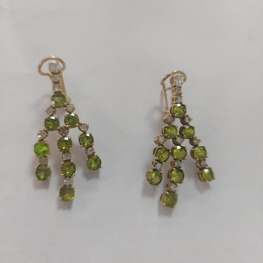 ARETES PAR ORO 14 K 9.9 GRMS (SEMINUEVO)