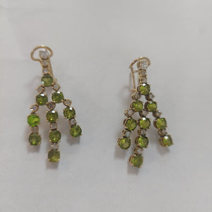 ARETES PAR ORO 14 K 9.9 GRMS (SEMINUEVO)
