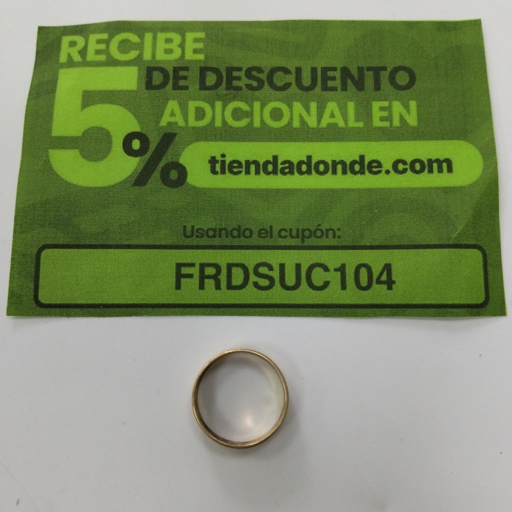 ARGOLLA ORO 14 K 2.9 GRMS (SEMINUEVO)