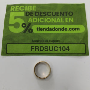 ARGOLLA ORO 14 K 2.9 GRMS (SEMINUEVO)