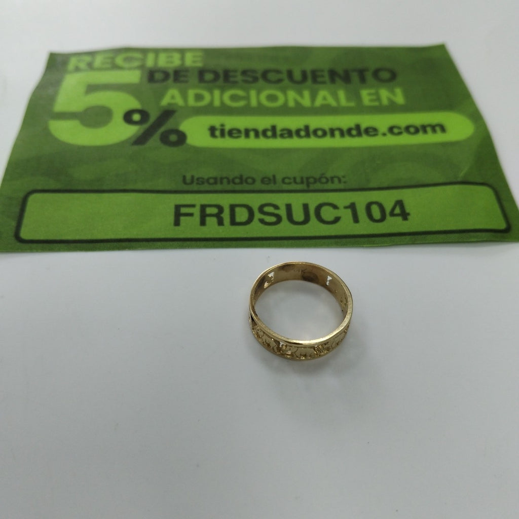 ARGOLLA ORO 14 K 2.7 GRMS (SEMINUEVO)