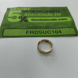 ARGOLLA ORO 14 K 2.7 GRMS (SEMINUEVO)
