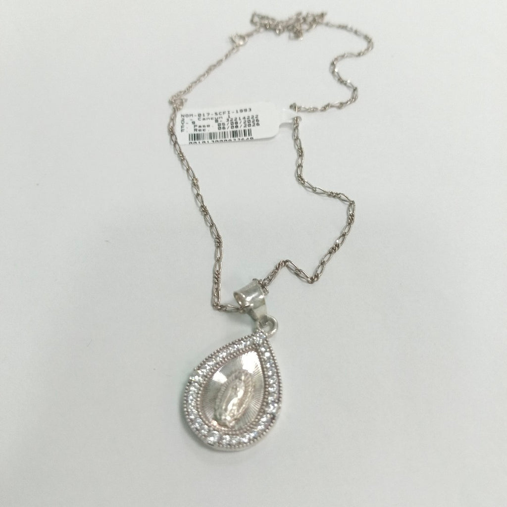 CADENA,MEDALLA RELIGIOSA PLATA 7,70 GRMS (SEMINUEVO)