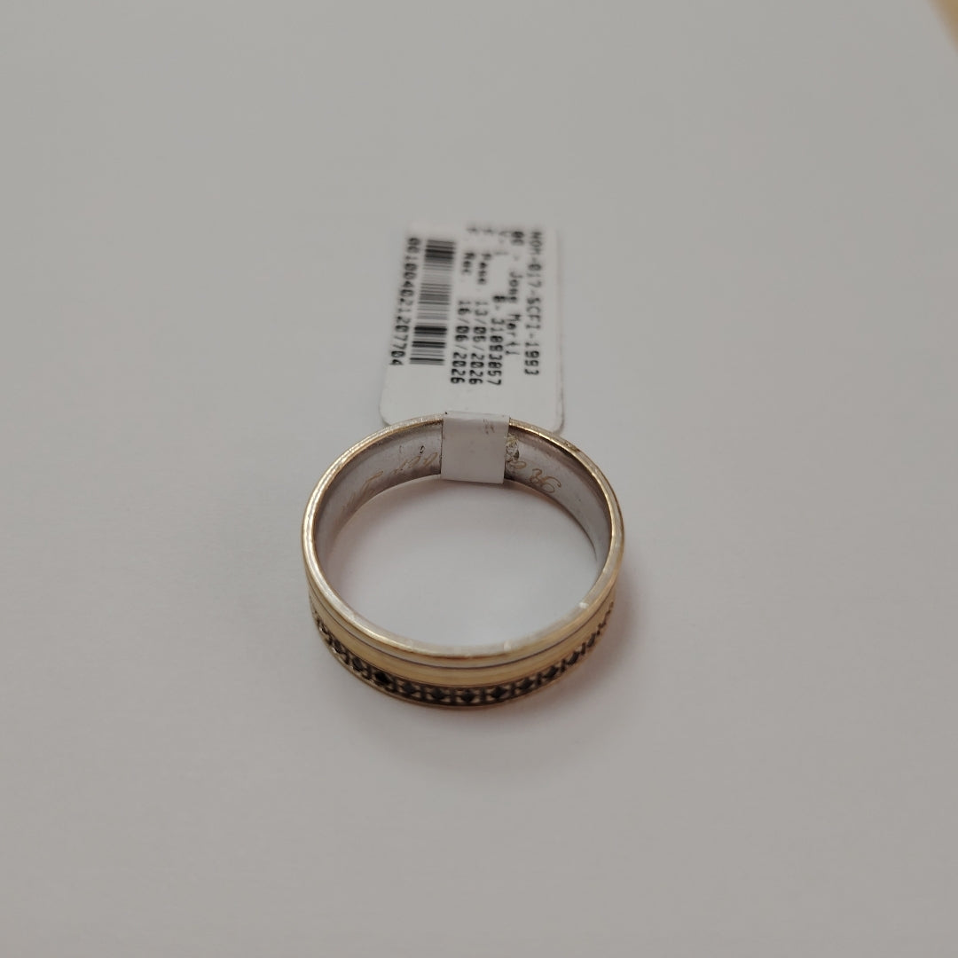 ARGOLLA ORO, ORO BLANCO 14 K 4.1 GRMS (SEMINUEVO)