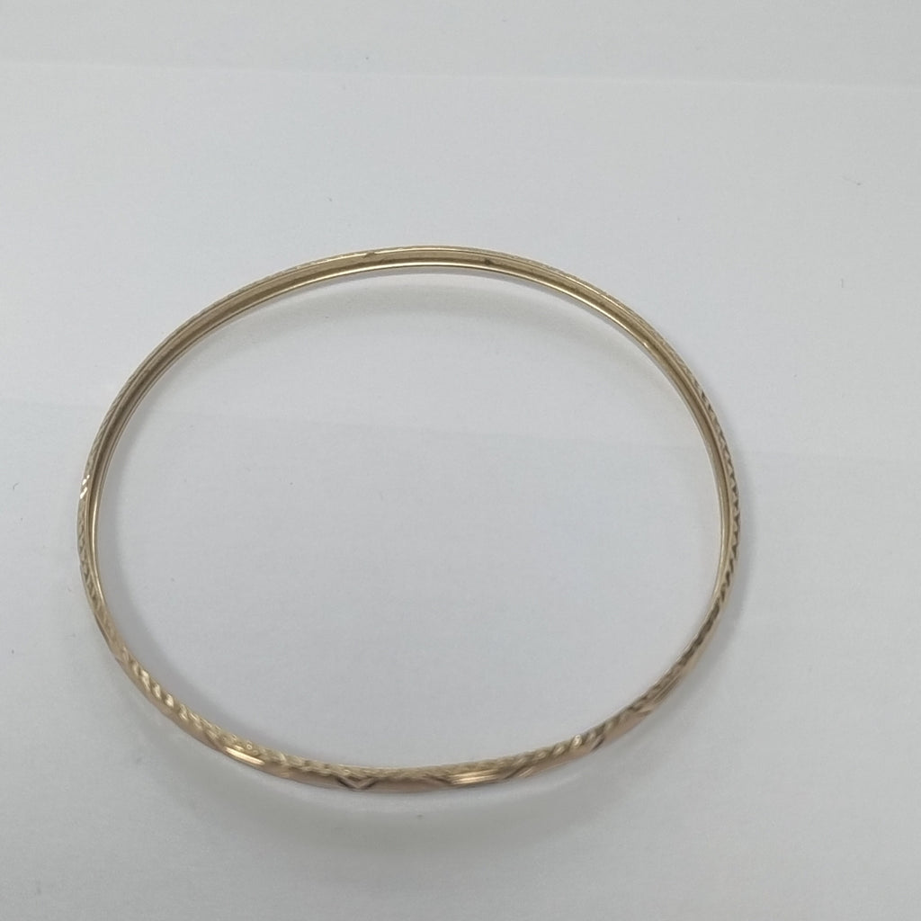 PULSERA RIGIDA ORO 10 K 3.9 GRMS (SEMINUEVO)