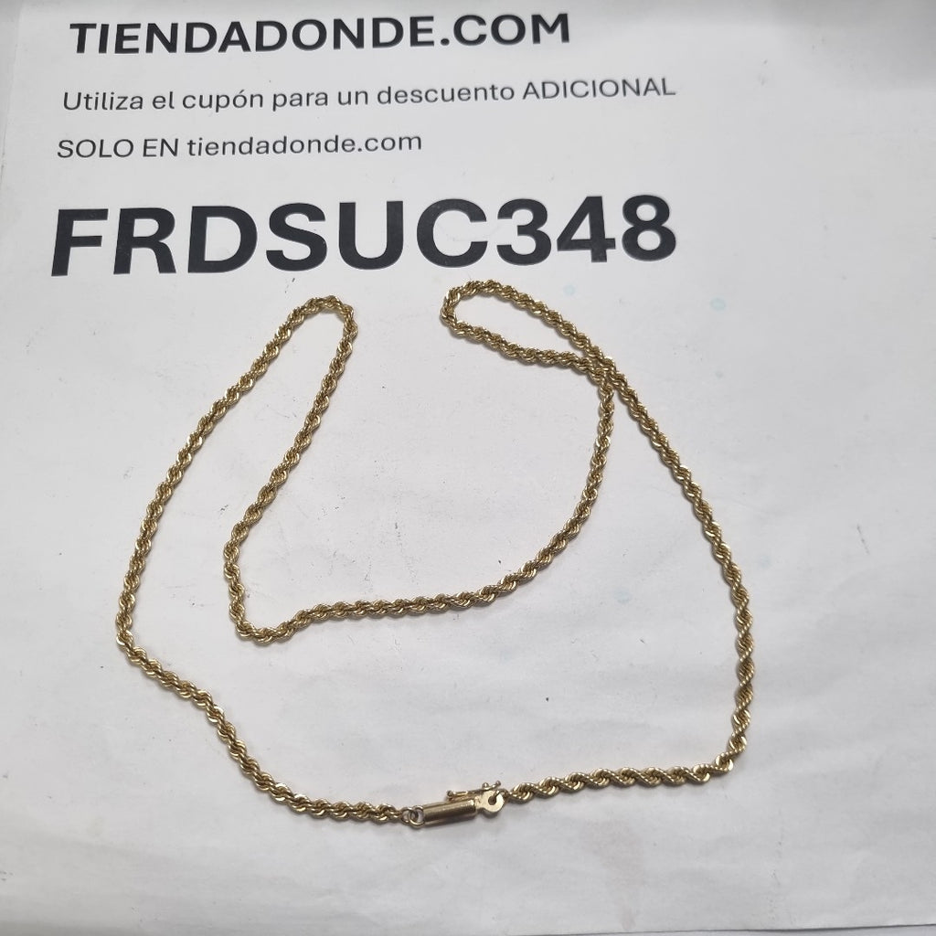 CADENA ORO 14 K 19.4 GRMS (SEMINUEVO)