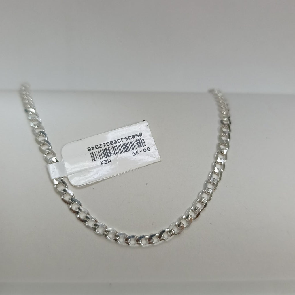 PULSERA BARBADA PLATA .925 21 CM 4.2 GR (NUEVO)