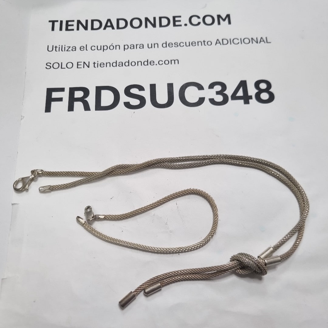 GARGANTILLA,PULSERA PLATA 17,00 GRMS (SEMINUEVO)