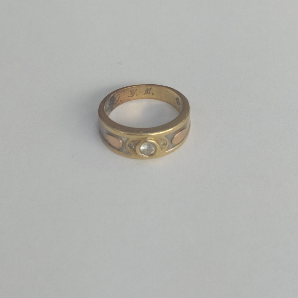ANILLO ORO 14 K 4.6 GRMS (SEMINUEVO)
