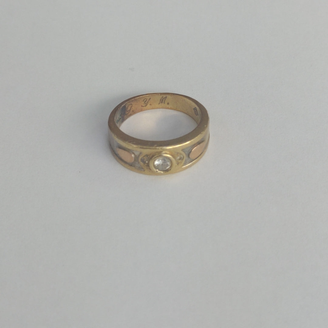 ANILLO ORO 14 K 4.6 GRMS (SEMINUEVO)