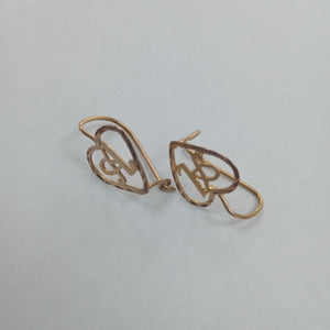 ARETES PAR ORO 10 K 1,60 GRMS (SEMINUEVO)