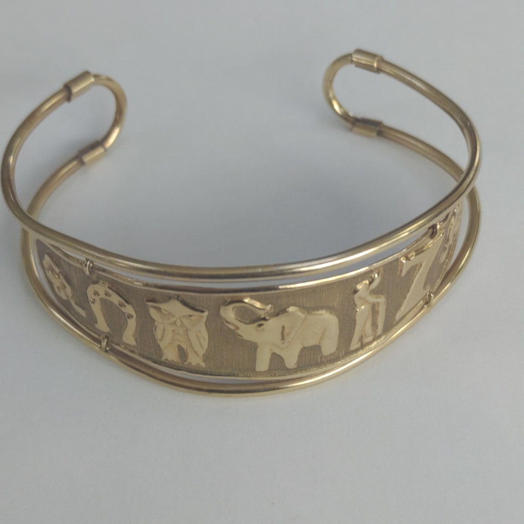 PULSERA RIGIDA ORO 10 K 9.1 GRMS (SEMINUEVO)