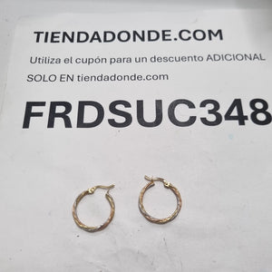 ARRACADAS PAR ORO 14 K 3,10 GRMS (SEMINUEVO)