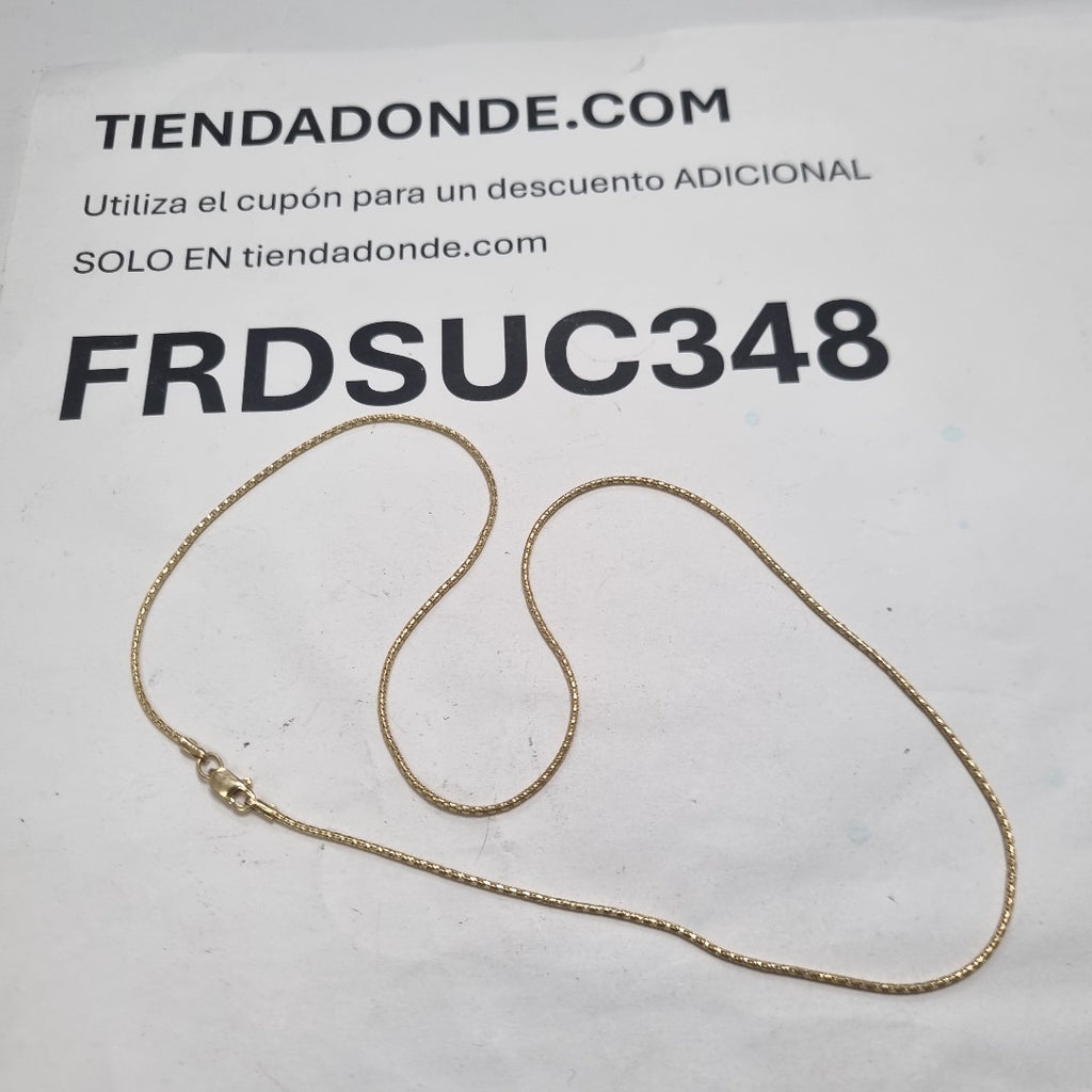 CADENA ORO 14 K 2,40 GRMS (SEMINUEVO)