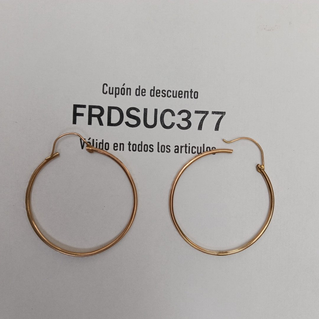 ARRACADAS PAR ORO 8 K 2.6 GRMS (SEMINUEVO)