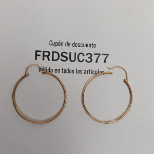 ARRACADAS PAR ORO 8 K 2.6 GRMS (SEMINUEVO)