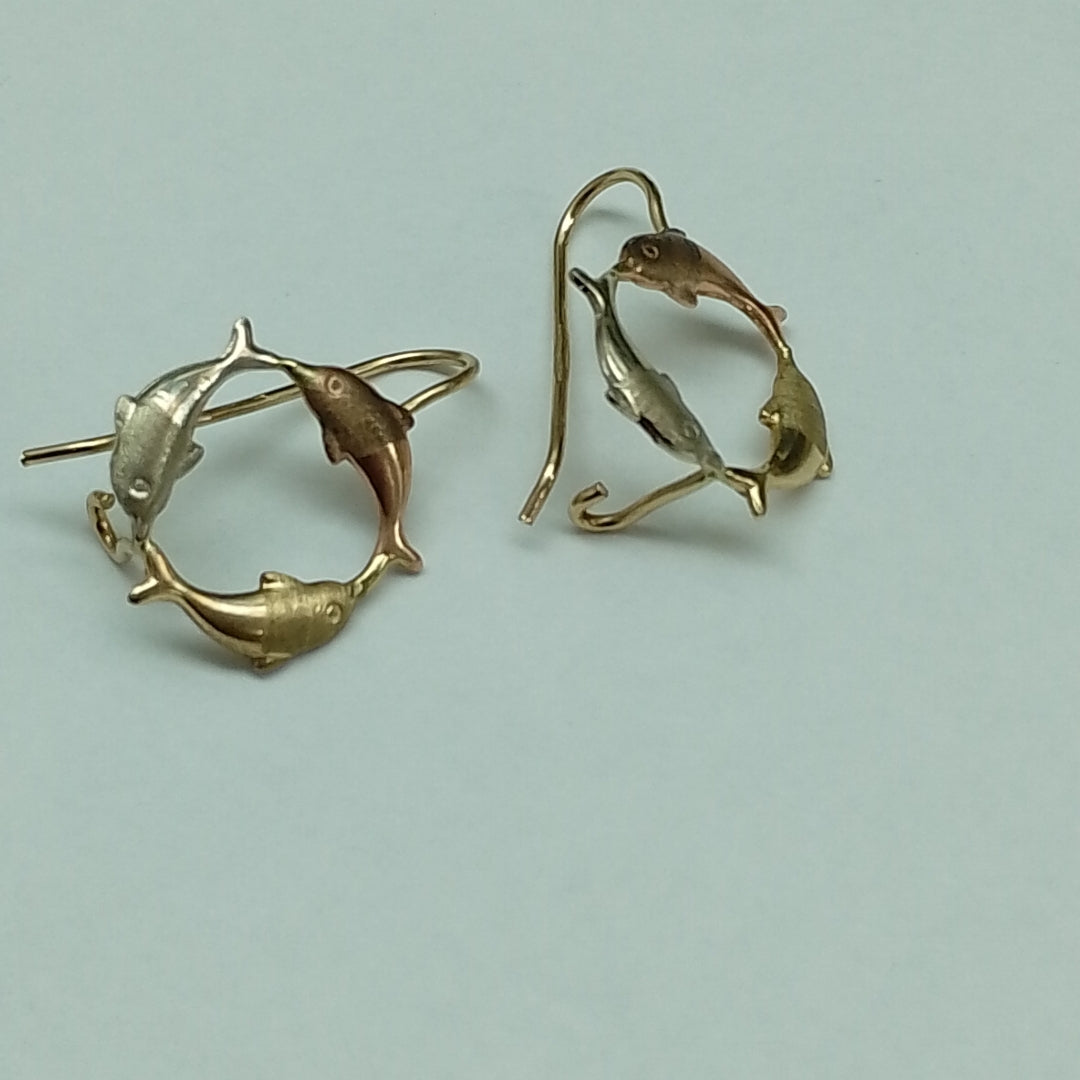 ARETES PAR ORO 10 K 2.2 GRMS (SEMINUEVO)
