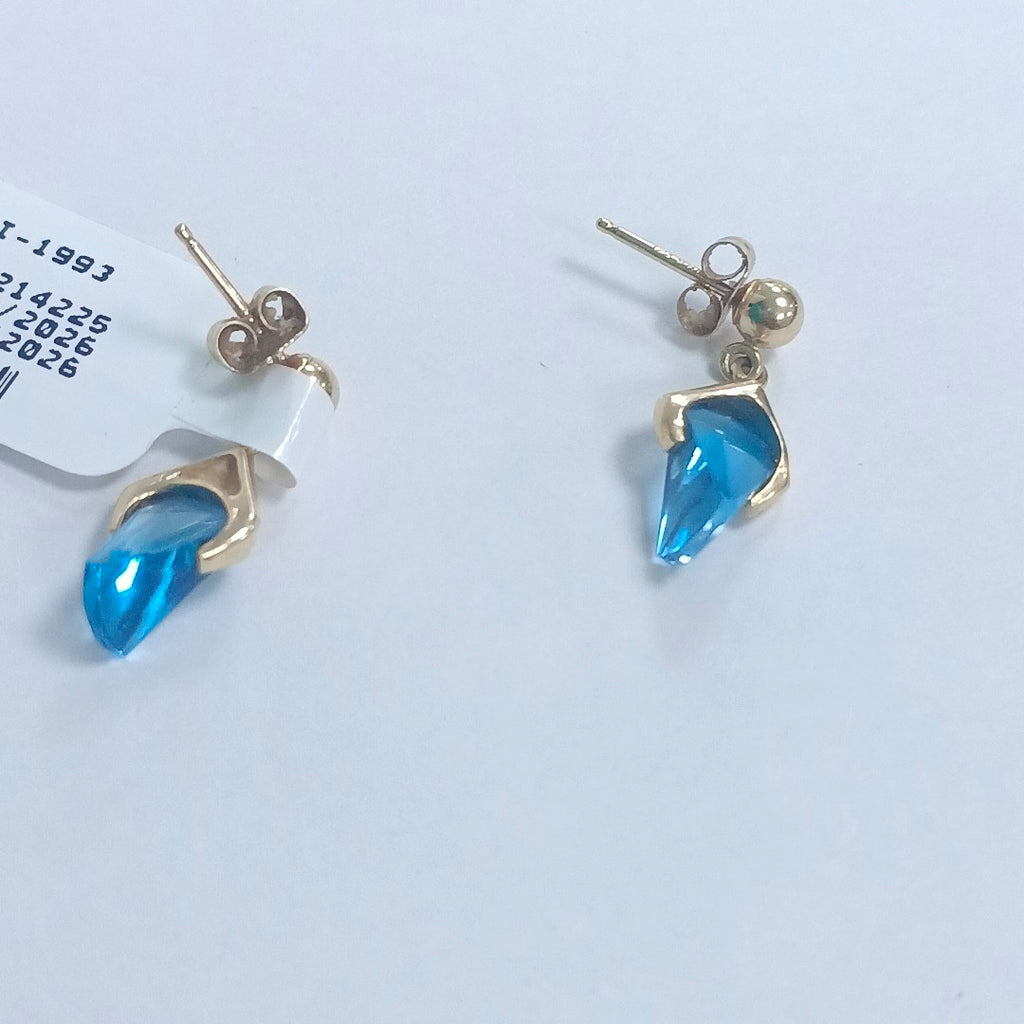 ARETES PAR ORO 14 K 2,10 GRMS (SEMINUEVO)