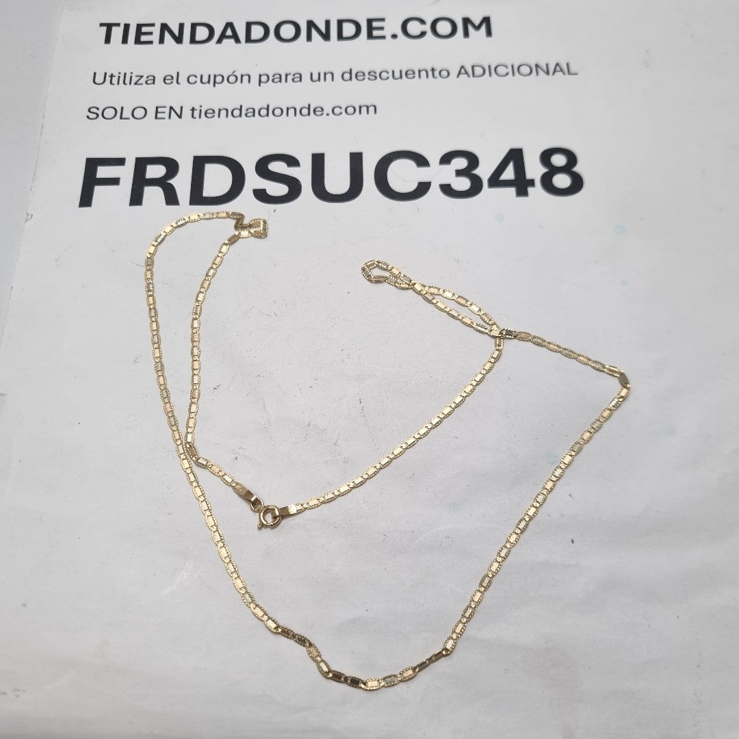 CADENA ORO 14 K 3.5 GRMS (SEMINUEVO)