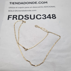 CADENA ORO 14 K 3.5 GRMS (SEMINUEVO)