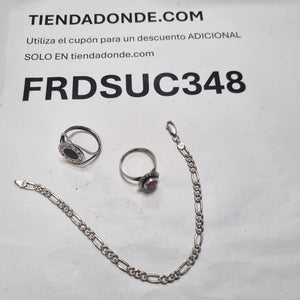 ANILLO, PULSERA PLATA 4.1 GRMS (SEMINUEVO)