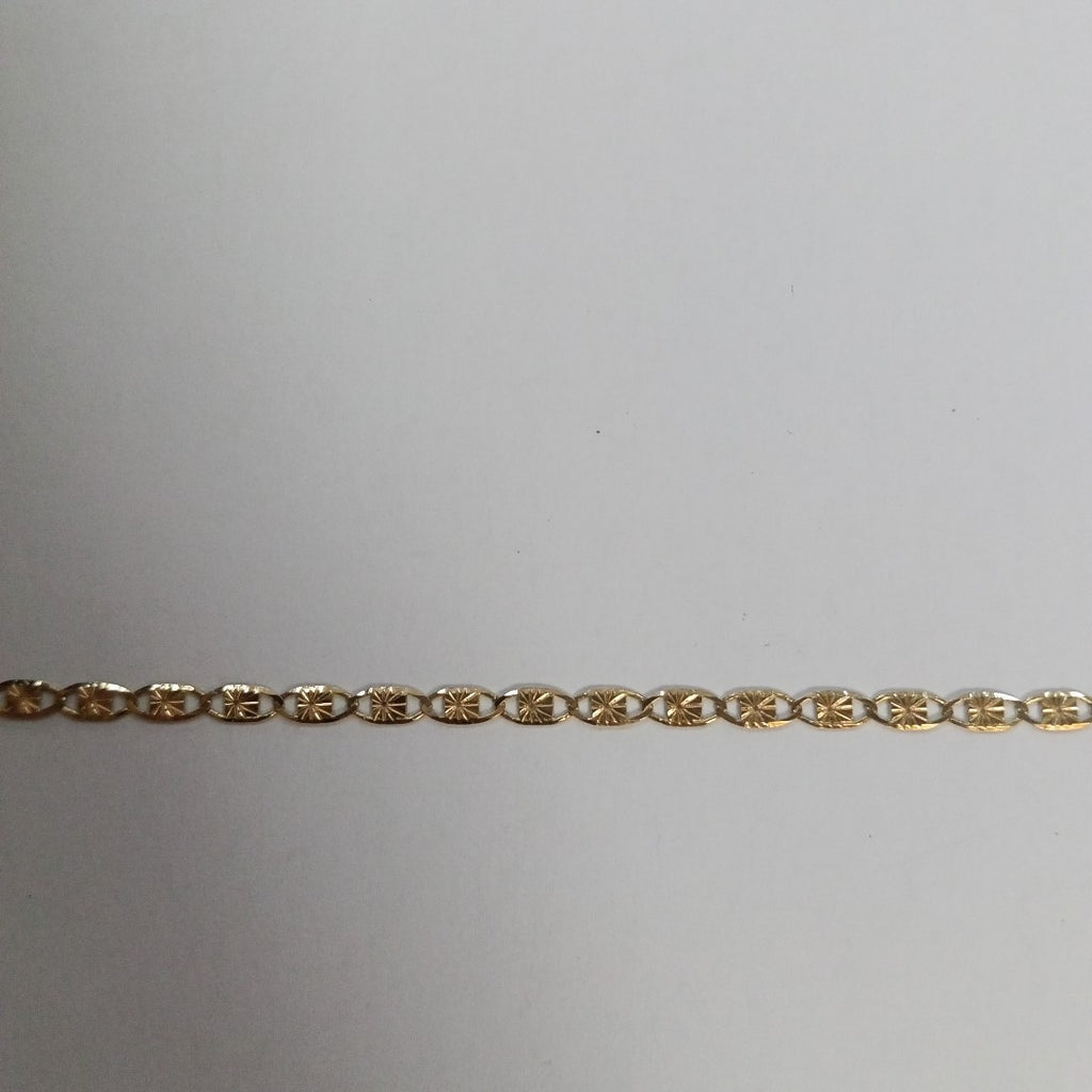PULSERAS GUCHI ORO 14K 18 CM 2.9 GR (NUEVO)