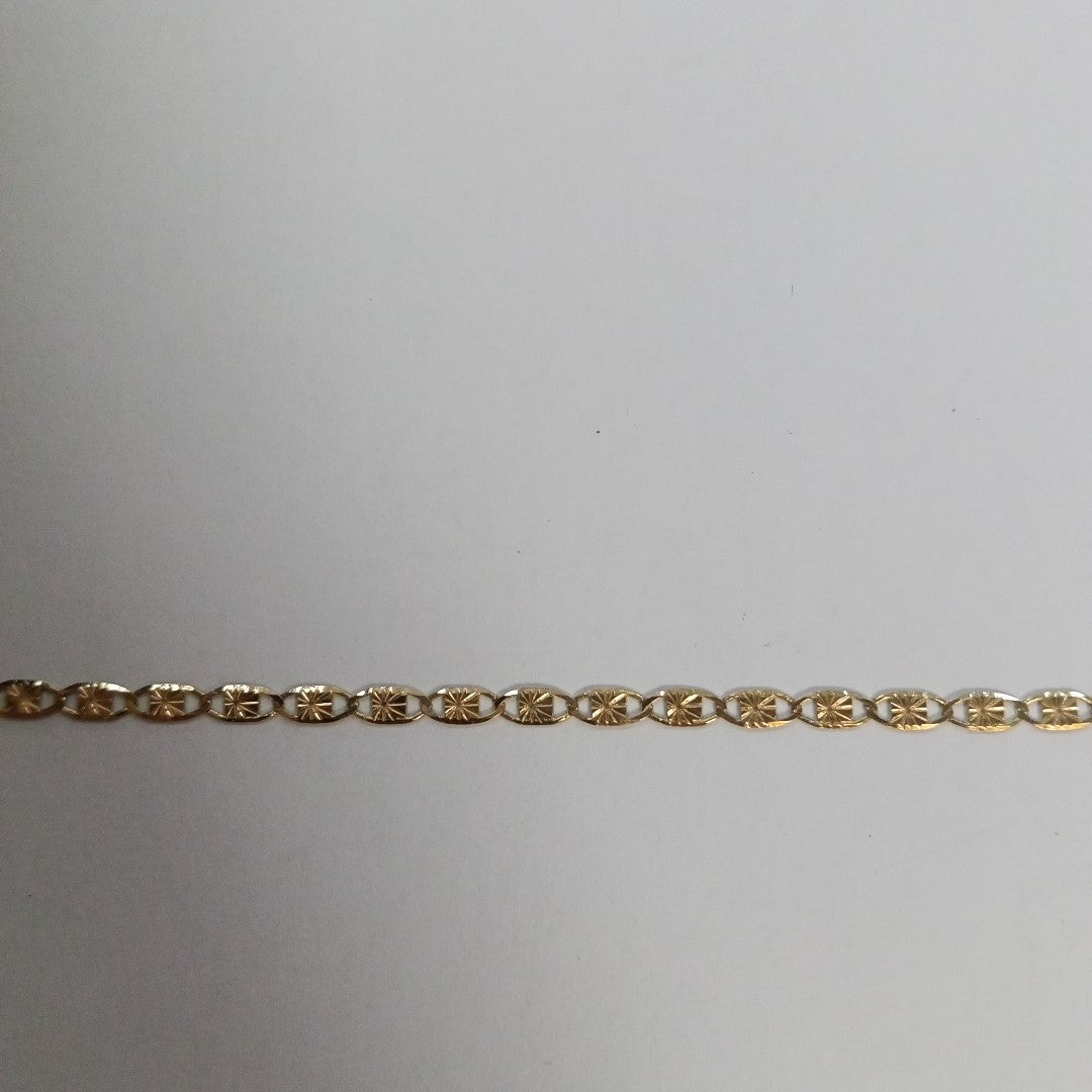 PULSERAS GUCHI ORO 14K 18 CM 2.9 GR (NUEVO)