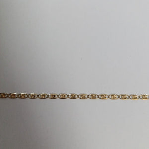 PULSERAS GUCHI ORO 14K 18 CM 2.9 GR (NUEVO)