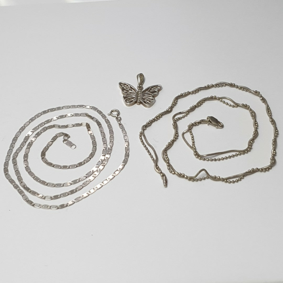 CADENA, DIJE PLATA 13.4 GRMS (SEMINUEVO)