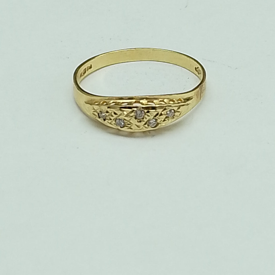 ANILLO ORO 14 K 1.7 GRMS (SEMINUEVO)