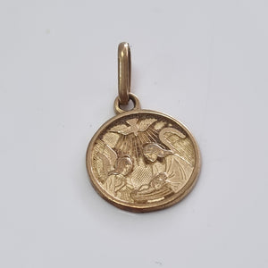 MEDALLA RELIGIOSA ORO 10 K 1.1 GRMS (SEMINUEVO)
