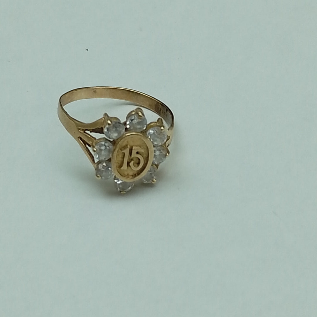 ANILLO ORO 10 K 2.4 GRMS (SEMINUEVO)
