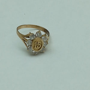 ANILLO ORO 10 K 2.4 GRMS (SEMINUEVO)