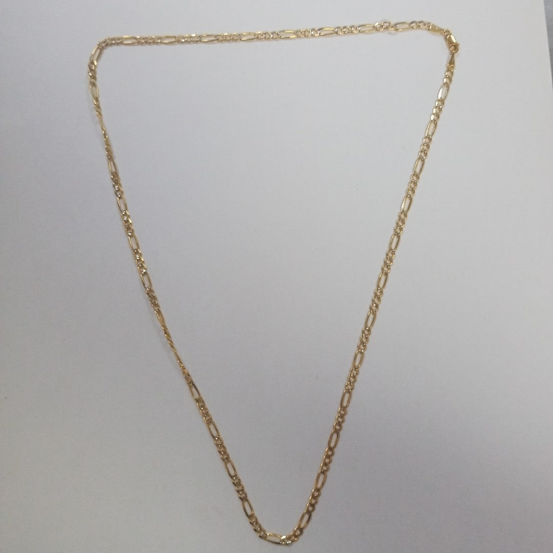 CADENAS 3X1 DIAMANTADA ORO 14K 55 CM 8.4 GR (NUEVO)