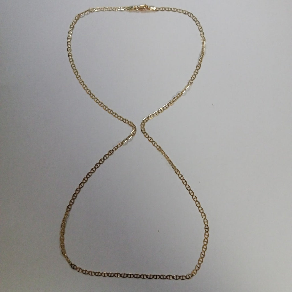 CADENAS TEJIDO GUCHI ORO 10K 60 CM 4.1 GR (NUEVO)