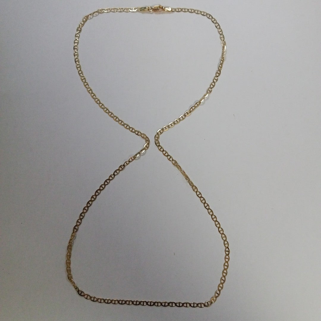 CADENAS TEJIDO GUCHI ORO 10K 60 CM 4.1 GR (NUEVO)