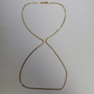 CADENAS TEJIDO GUCHI ORO 10K 60 CM 4.1 GR (NUEVO)