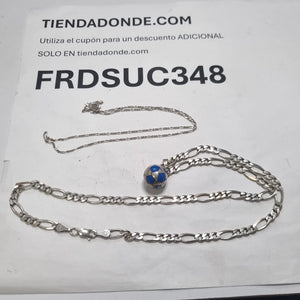 CADENA, DIJE PLATA 23 GRMS (SEMINUEVO)