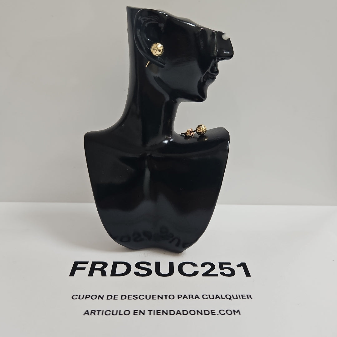 BROQUELES PAR ORO 14 K 0,90 GRMS (SEMINUEVO)