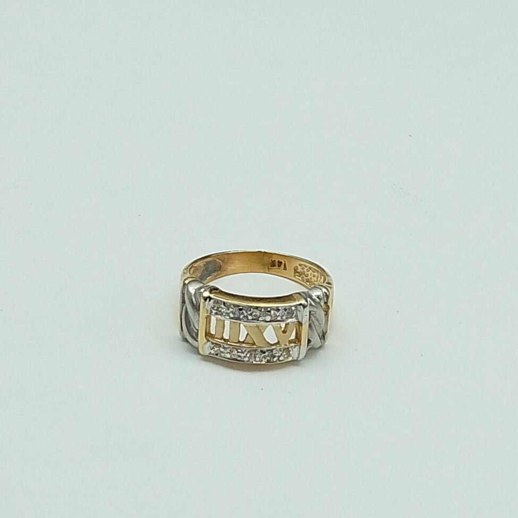 ANILLO ORO 14 K 3.2 GRMS (SEMINUEVO)