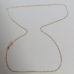 CADENAS TEJIDO 3X1 ORO 14K 55 CM 2.7 GR (NUEVO)