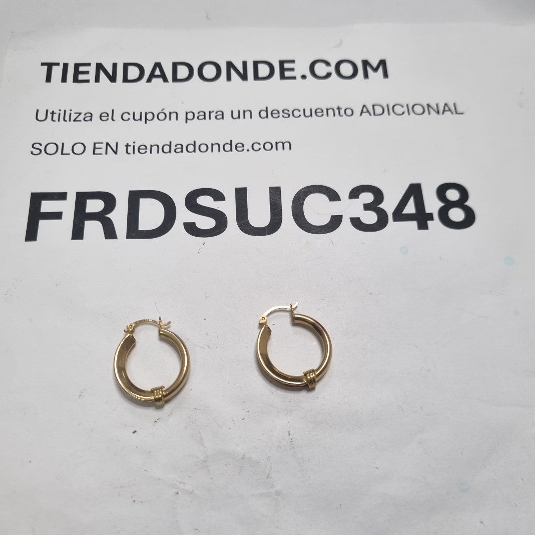 ARRACADAS PAR ORO 10 K 4 GRMS (SEMINUEVO)