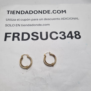 ARRACADAS PAR ORO 10 K 4 GRMS (SEMINUEVO)