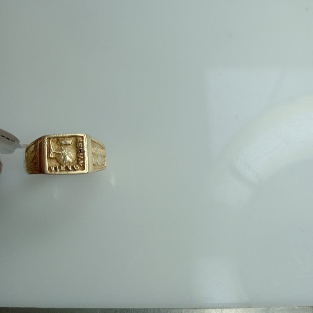 ANILLO DE GRADUACIÓN ORO 10 K 6.7 GRMS (SEMINUEVO)